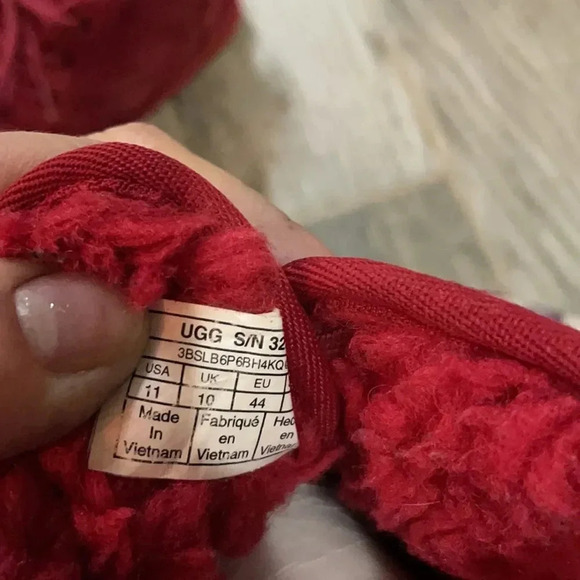 Ugg red suede boots, Men’s size 11. Sherpa lining. - Picture 7 of 7